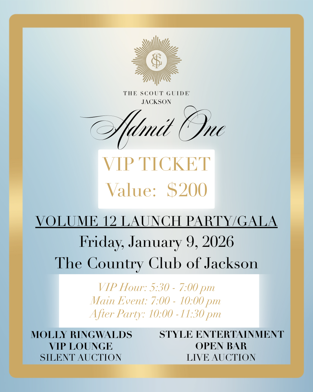 2026 VIP - Volume 12 Launch Party Black Tie Gala